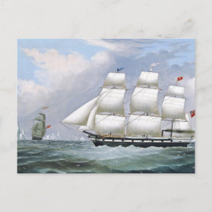 Duitse walvisvaart schepen Diana & Anne 1800's Briefkaart