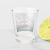 Duitse walvisvaart schepen Diana & Anne 1800's Shot Glas (Achterkant)