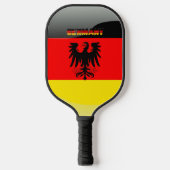 Duitse wapenschild pickleball paddle (Voorkant)