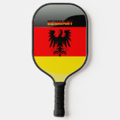 Duitse wapenschild pickleball paddle (Achterkant)