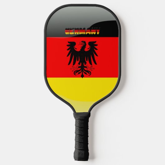 Duitse wapenschild pickleball paddle (Achterkant)