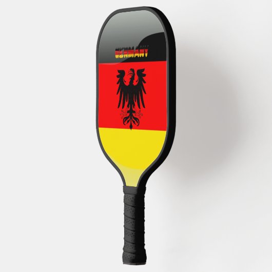Duitse wapenschild pickleball paddle (Links)