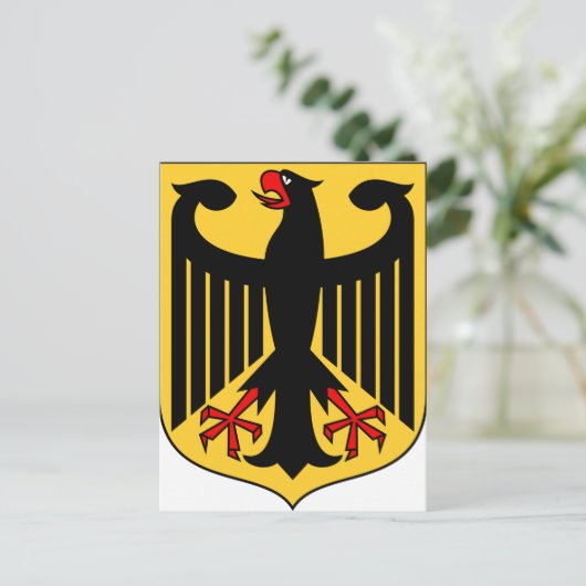 Duitse wapenstilstand briefkaart (Staand voorkant)