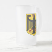 duitse wapenstilstand matglas bierpul (Voorkant rechts)