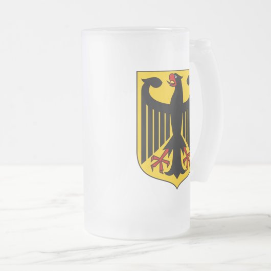 duitse wapenstilstand matglas bierpul (Voorkant rechts)