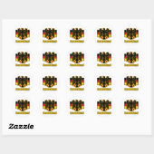 Duitse wapenstilstand ronde sticker (Vel)