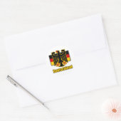 Duitse wapenstilstand ronde sticker (Envelop)