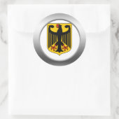 Duitse wapenstilstand ronde sticker (Tas)