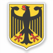 Duitse wapenstilstand sticker (Voorkant)