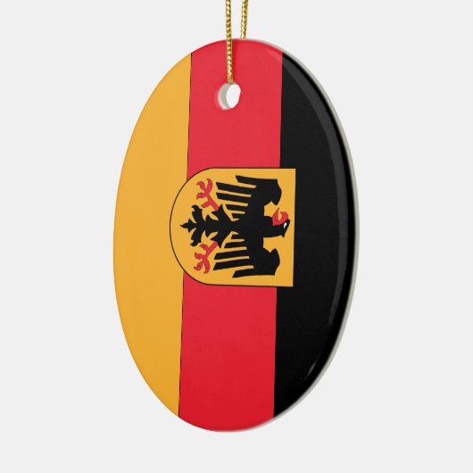 Duitse wapenvlag keramisch ornament (Links)