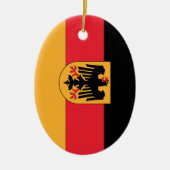 Duitse wapenvlag keramisch ornament (Voorkant)