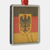 Duitse wapenvlag metalen ornament (Rechts)