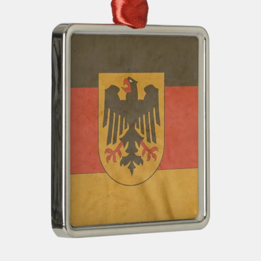 Duitse wapenvlag metalen ornament (Rechts)