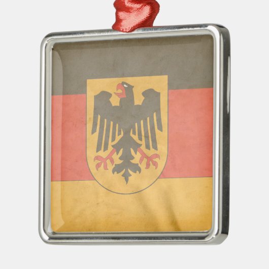 Duitse wapenvlag metalen ornament (Links)