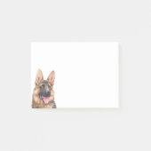 Duitse Waterverf Shepherd Dog Alsatian GSD Pet Post-it® Notes (Voorkant)