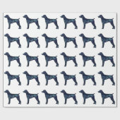 Duitse waterverf Shorthaired Pointer Black Cadeaupapier (Vlak)