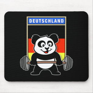Duitse Weightlift Panda Muismat