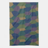 Duitse Wereldoorlog I Lozenge Camo Kitchen Towel Theedoek (Verticaal)