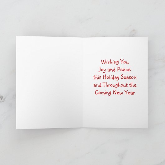 Duitse WH Pointer Open Gifts Kerstmis Feestdagen Kaart (Binnen)