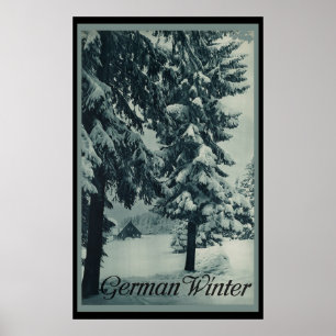 Duitse winter poster