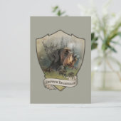 Duitse Wirehaire Pointer, Boar Hunting (Staand voorkant)