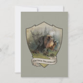 Duitse Wirehaire Pointer, Boar Hunting Kaart (Achterkant)