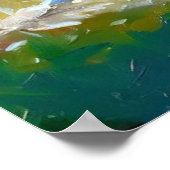 Duitse Wirehaire Pointer Dog Poster (Hoek)