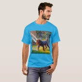Duitse Wirehaire Pointer Dog T-shirt (Voorkant volledig)