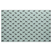 Duitse Wirehaire Pointer Silhouettes patterned Stof (Fat Quarter)