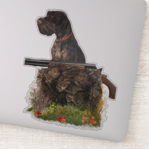 Duitse Wirehaire Pointer sticker