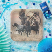 Duitse Wirehaire Pointer sticker Papieren Bordje (Feest)