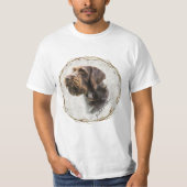 Duitse Wirehaire Pointer T-Shirt (Voorkant)