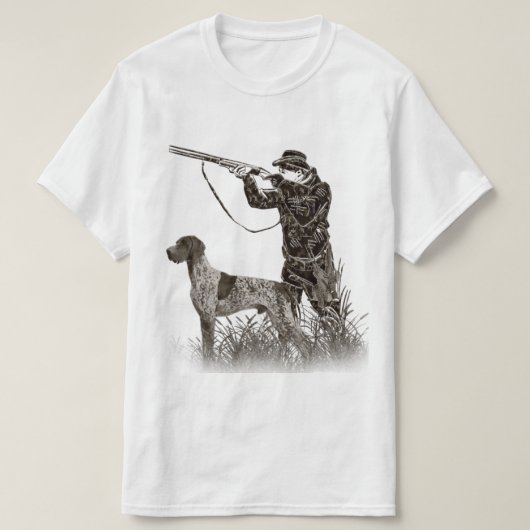 Duitse Wirehaire Pointer T-Shirt (Design voorkant)