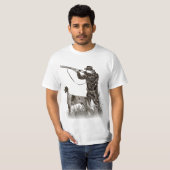 Duitse Wirehaire Pointer T-Shirt (Voorkant volledig)