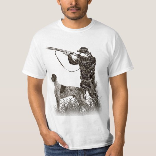 Duitse Wirehaire Pointer T-Shirt (Voorkant)