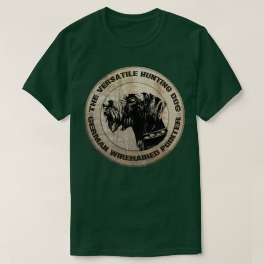 Duitse Wirehaired Pointer 29 T-shirt (Design voorkant)