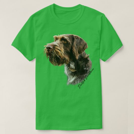 Duitse Wirehaired Pointer 31 T-shirt (Design voorkant)