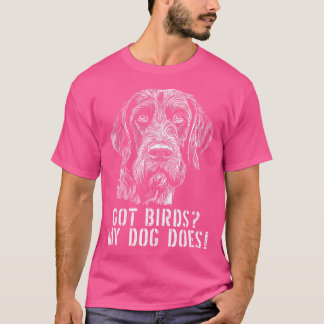 Duitse Wirehaired Pointer Hunting Dog Hunter Hond  T-shirt