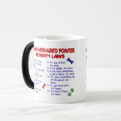 DUITSE WIREHAIRED POINTER Property Laws 2 Magische Mok (Voorkant links)