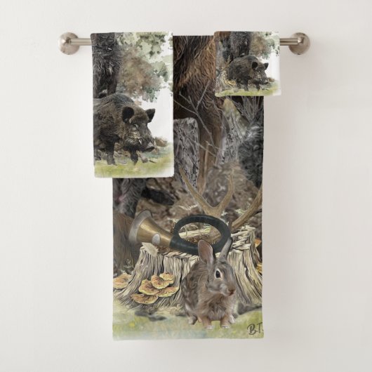 Duitse wirehaired pointers, De passie voor de jach Bad Handdoek (Insitu)