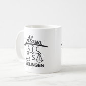 Duitse ww2 Alcoso Solingen  Koffiemok (Voorkant links)