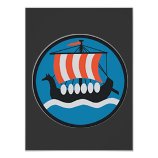 Duitse WW2-luchtmacht Luftwaffe-eenheid logo, embl Foto Afdruk (Voorkant)