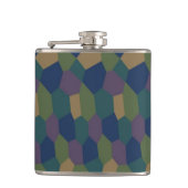 Duitse WWWI Lozenge Camouflage Flask 2 Heupfles (Voorkant)
