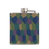 Duitse WWWI Lozenge Camouflage Flask 2 Heupfles (Achterkant)