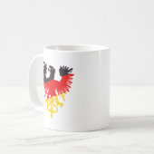Duitse zwarte adelaar koffiemok (Voorkant links)