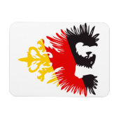 Duitse zwarte adelaar magneet (Horizontaal)