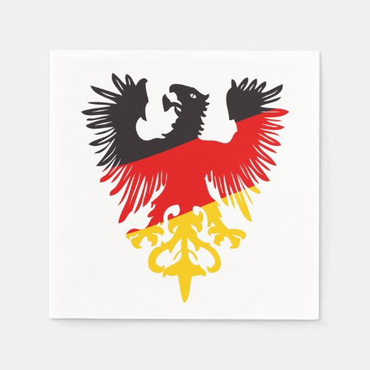 Duitse Zwarte Adelaar Servet (Voorkant)