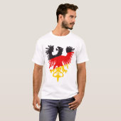Duitse zwarte adelaar t-shirt (Voorkant volledig)
