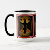 Duitse zwarte arend, Duitsland 15oz Mok (Links)