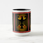 Duitse zwarte arend, Duitsland 15oz Mok (Midden)